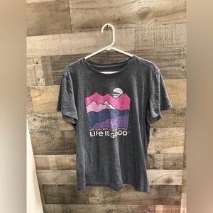 Life Is Good | Code Tee “Life is Not Easy. Life is Not Perfect”